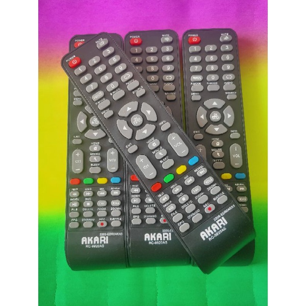 Remote TV AKARI LED LCD RC9920AS Smart TV AKARI Tombol empuk Grade ORI