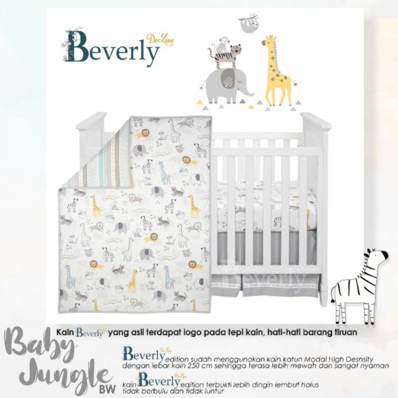 SPREI SET & BEDCOVER BEVERLY MOTIF BABY JUNGLE