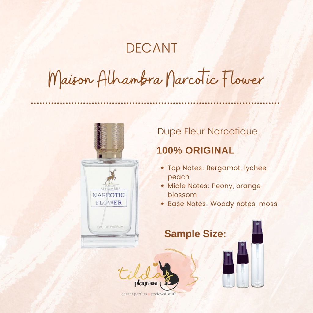Decant Maison Alhambra Narcotic Flower