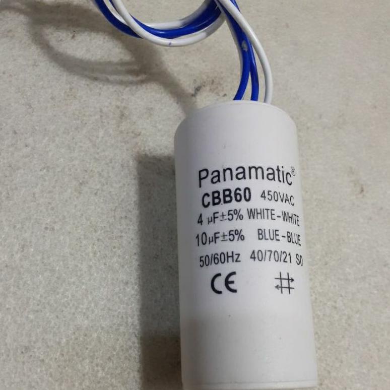 kapasitor capasitor mesin cuci 4uf + 10uf cbb60 original 50a