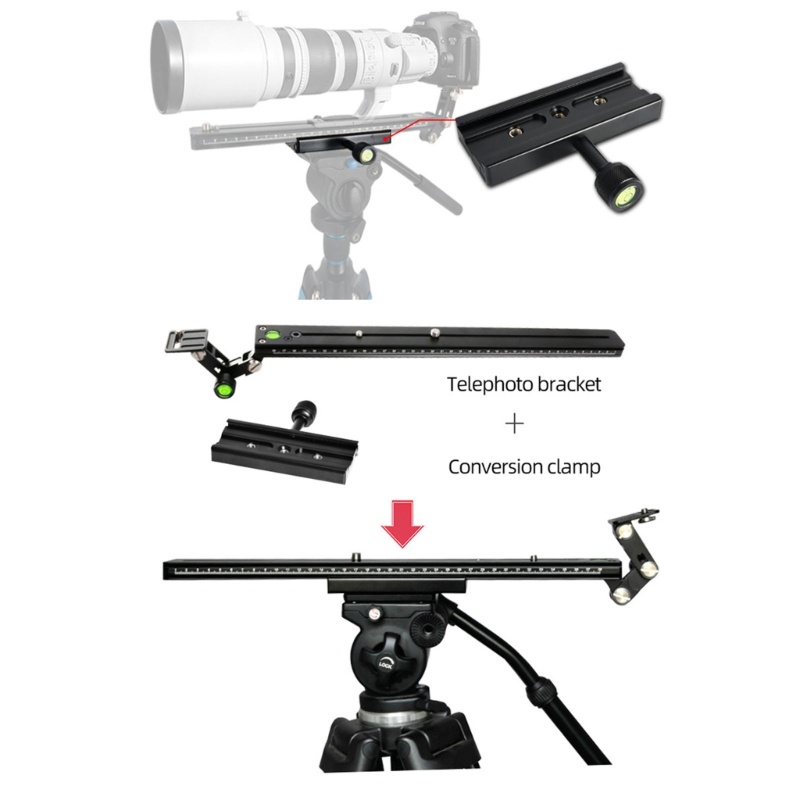 Zzz QR120/QR120S Penjepit Kamera Lensa Support Quick Release Dudukan Penjepit Plat Panjang