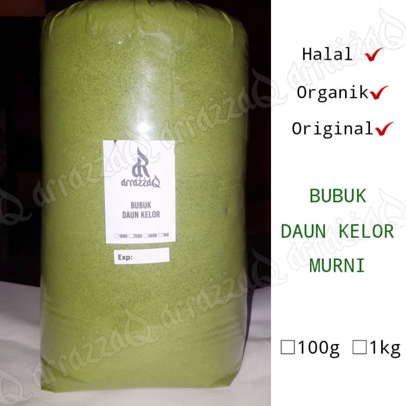 

Bubuk Daun Kelor GRADE A Murni Halus Moringa Leaves Powder 1 kg