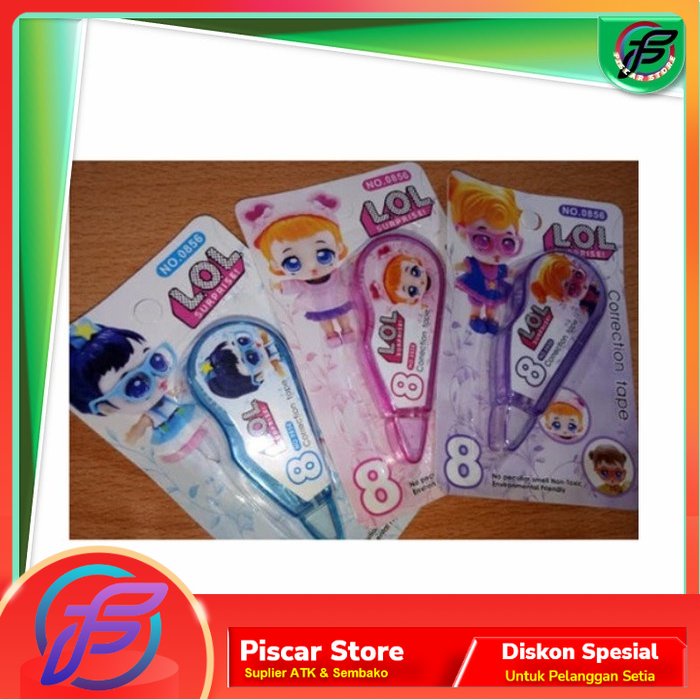 

Correction Tape / Tip-ex Kertas LOL Suprise (1pcs)