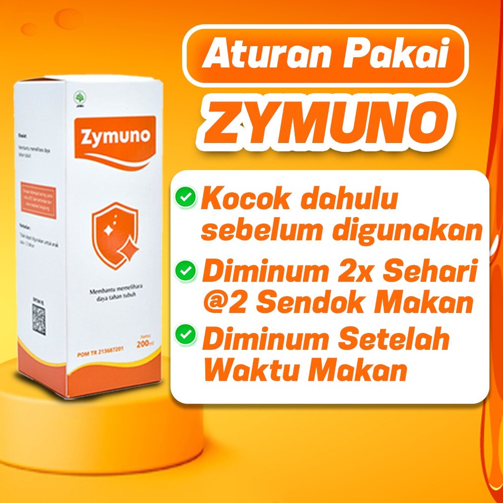 Zymuno – Vitamin Herbal Tingkatkan Daya Tahan Tubuh Imun Jaga Kesehatan Tubuh Cegah Flu Demam Batuk Masalah Pencernaan Bantu Percepat Penyembuhan Penyakit Booster Imun