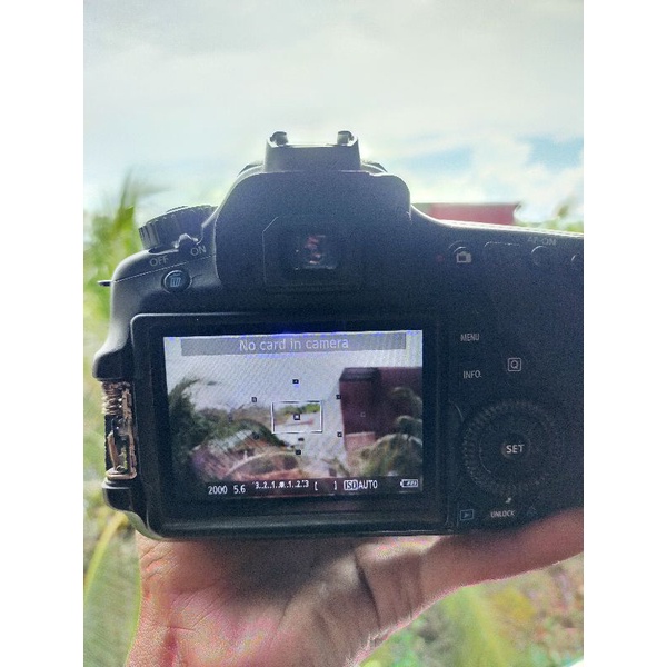 lcd canon 600D 60D 6D second original mulus