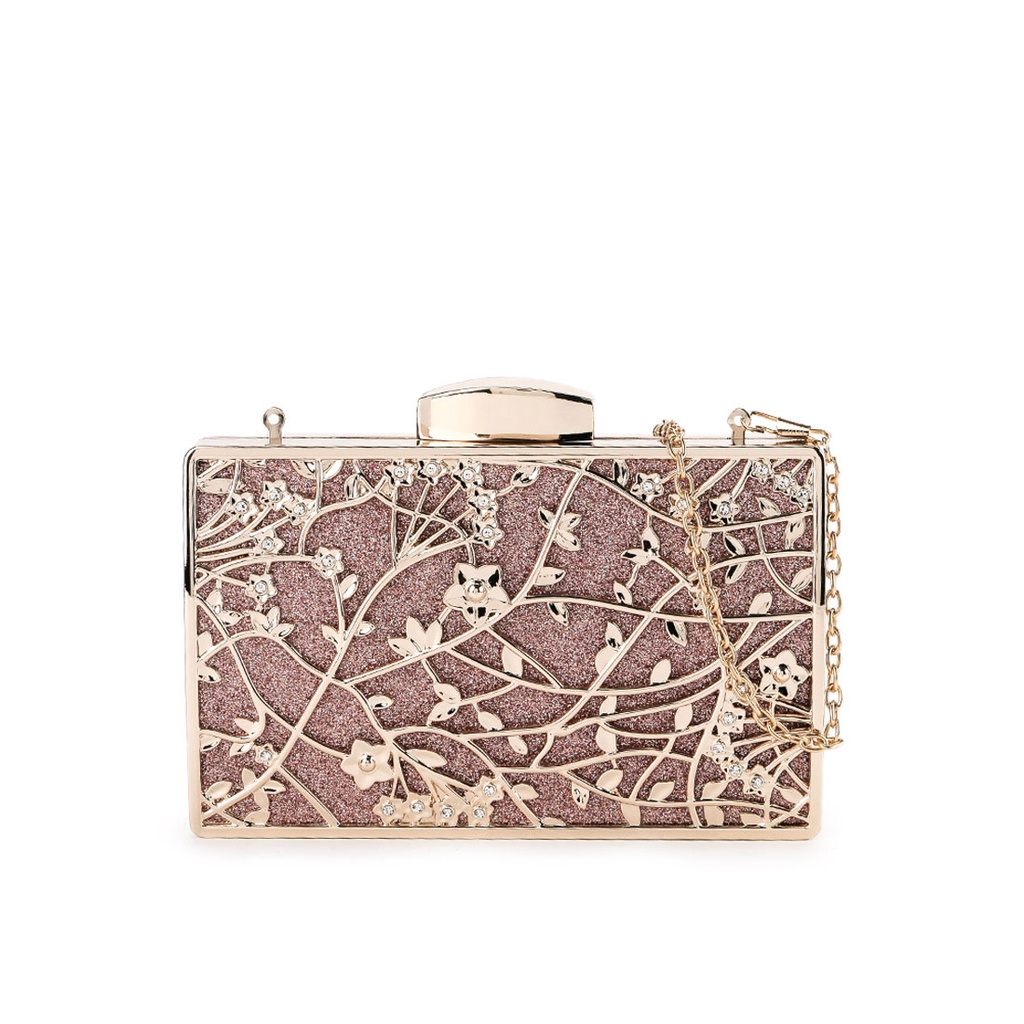 Aamour Venice Flower Clutch Wanita