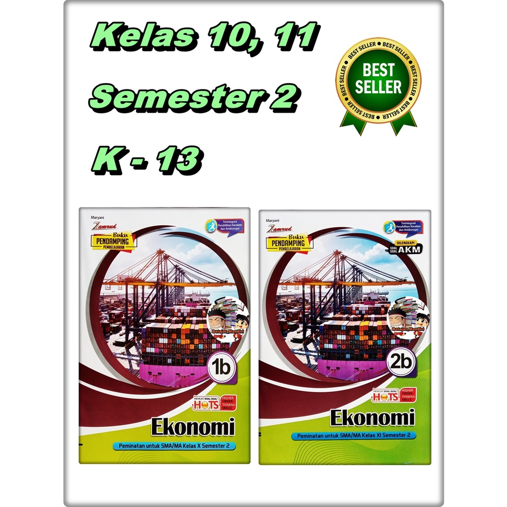 LKS Ekonomi SMA/MA Kelas 10, 11 Semester 2 K-13 Zamrud New