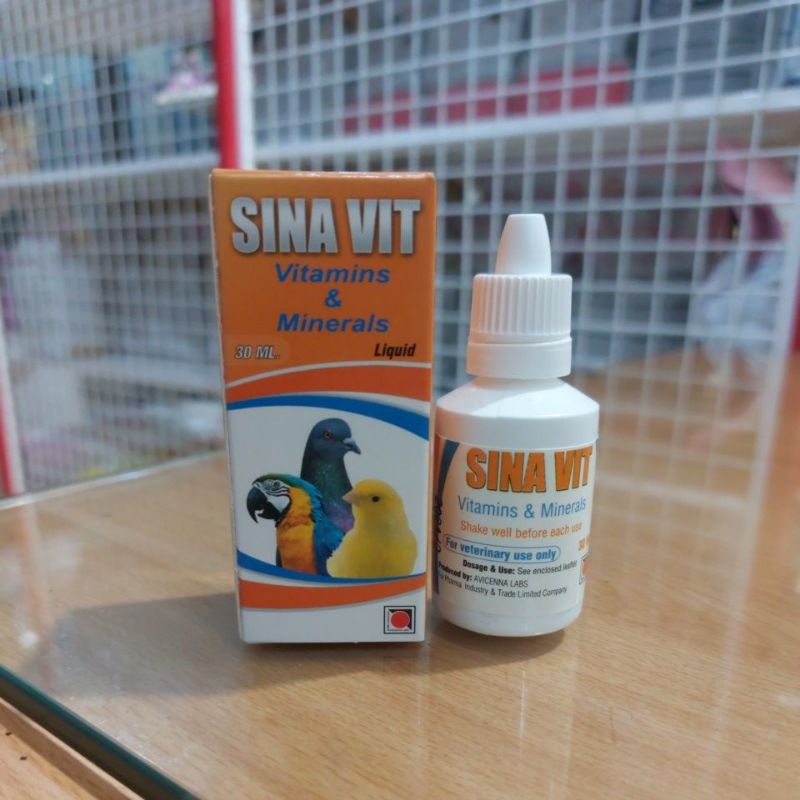 Sina Vit 30ml Vitamin Burung Vitamin Mineral & Asam Amino Semua Burung