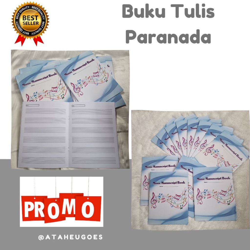 

❄️ READY STOK ❄️ Buku garis paranada isi 20 halaman / Buku tulis musik garis lima music