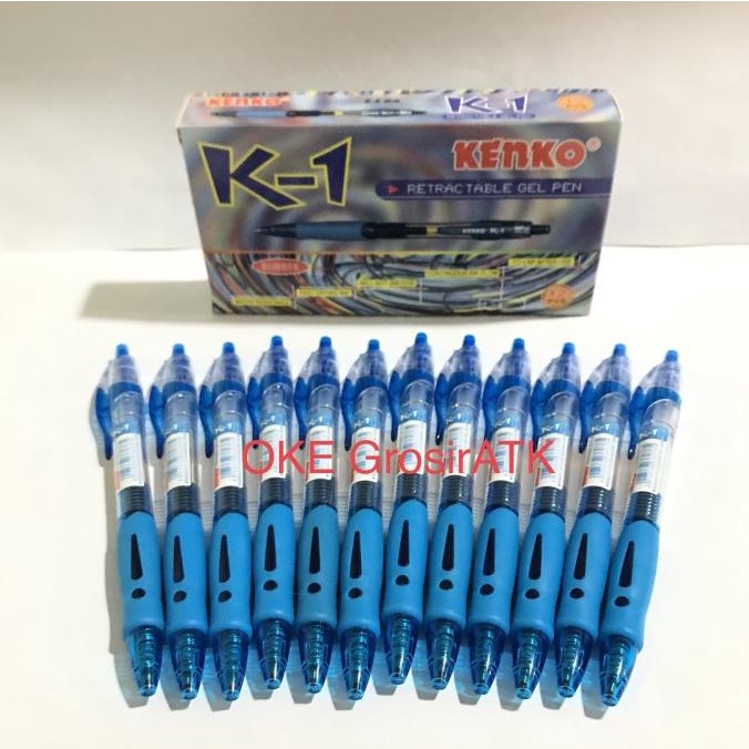 

JUAL Pulpen Kenko K1 Cetek / Pulpen Gel Kenko K1 [Lusin]