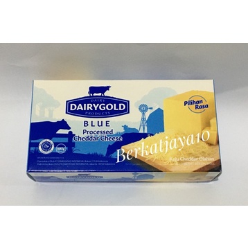 Keju Cheese Cheddar Dairygold Blue 170 Gram Dairy gold Keju Olahan Murah
