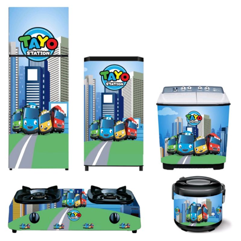 Stiker Kulkas 1 Pintu / Stiker Kulkas 2 Pintu / Stiker Kompor / Stiker Mesin Cuci / Stiker Rice Cook