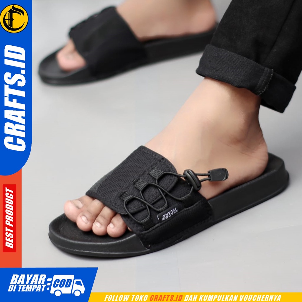 CRAFTS Warf - Sandal Slide Casual Sendal Distro Pria Terbaru