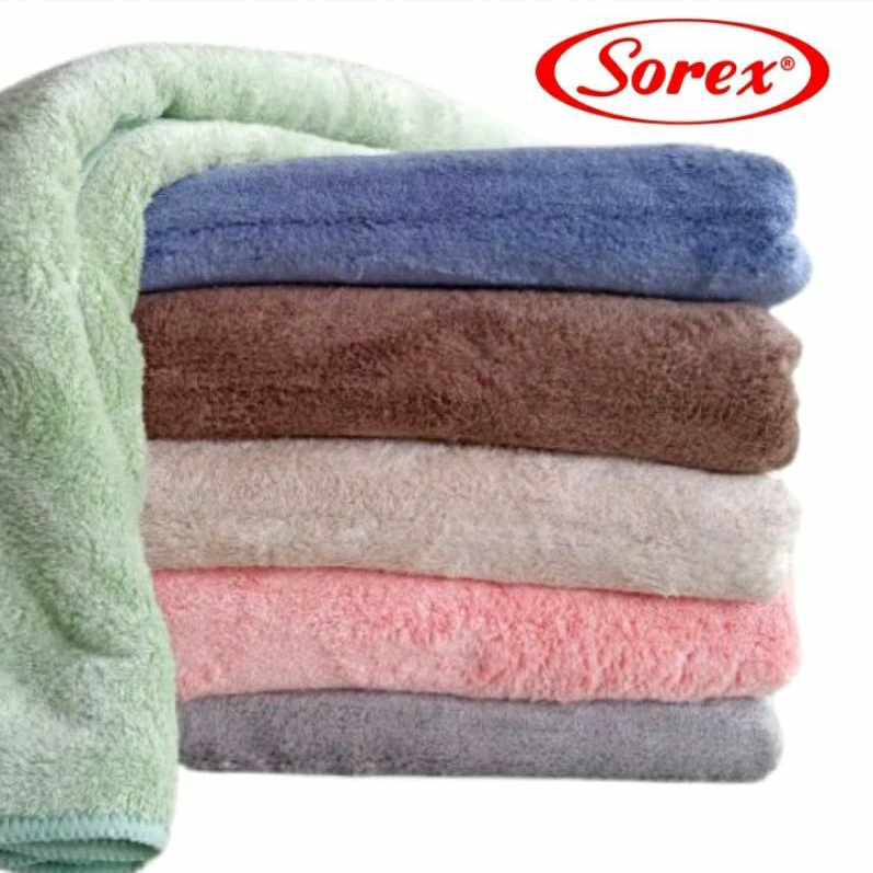 Sorex Handuk Bayi Kuping | Polos Sorex Super Soft Jumbo 140x70cm HM906 | HM885 Microfiber Tebal Towel Animal Lembut