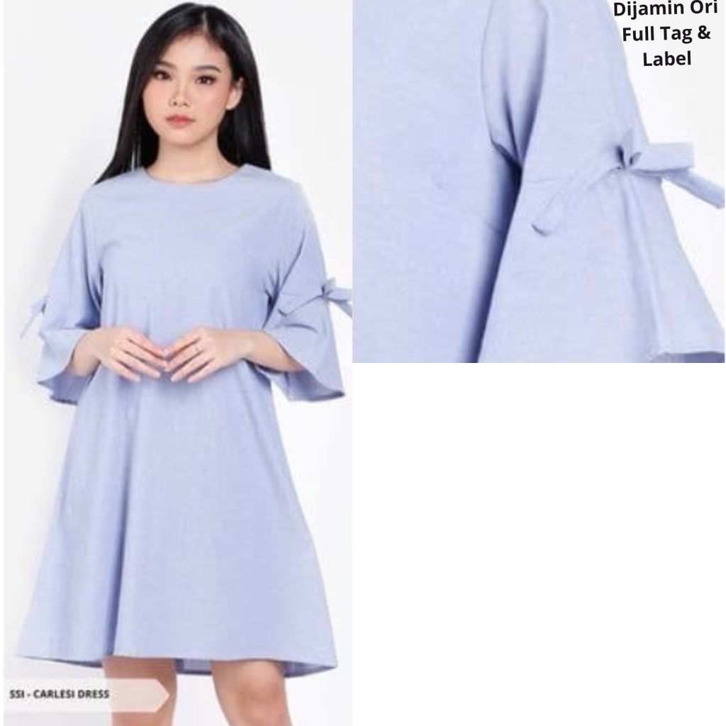 Dress Hamil Kerja/Baju Hamil Kerja Carlesi