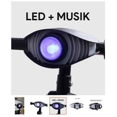 Lampu Skuter Sepeda Anak Plus Musik /Lampu Skuter LED Sepeda Anak Plus Musik kekinian