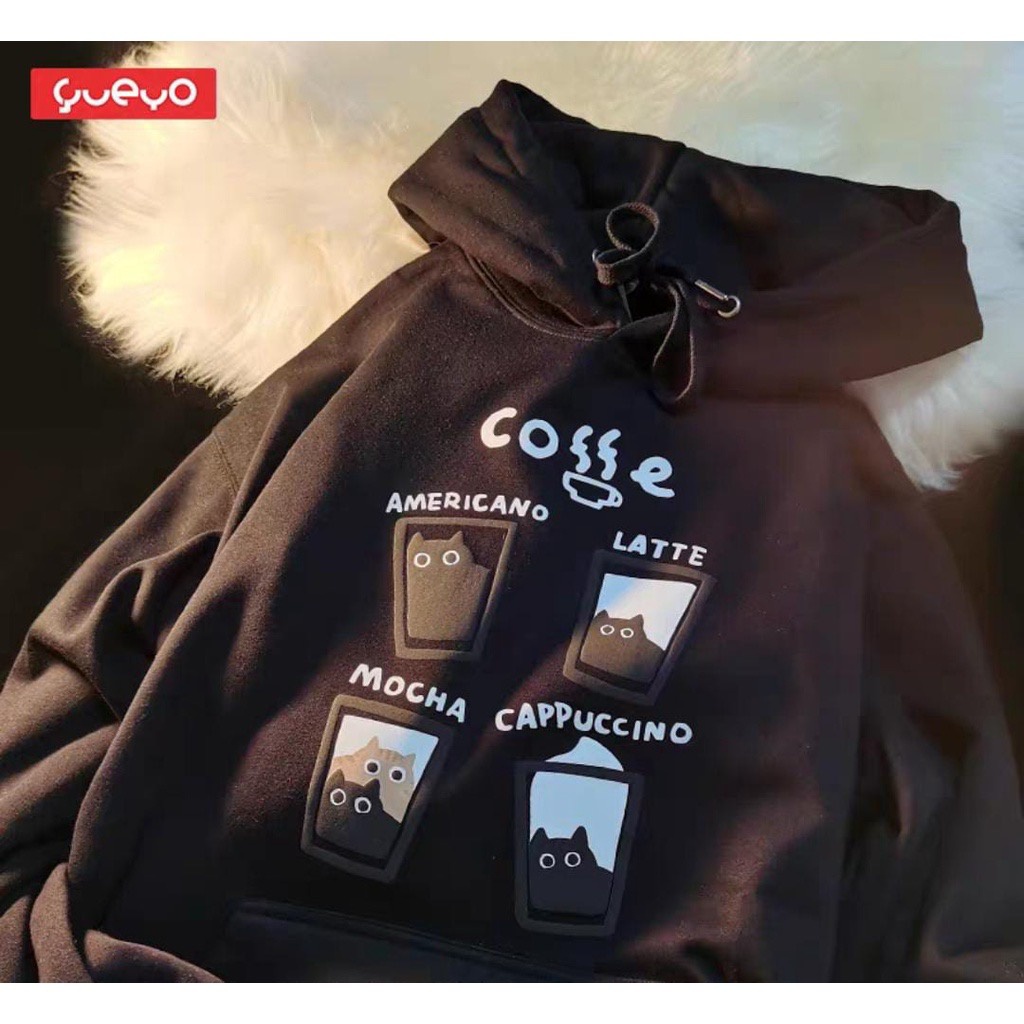 COFFE TIME HODIE SWEATER OVERSIZE HODIE UNISEX TIME SWEATER