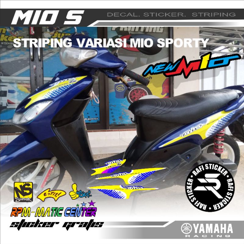 Stiker Motor Keren Yamaha Mio Sporty / Mio Smile Variasi