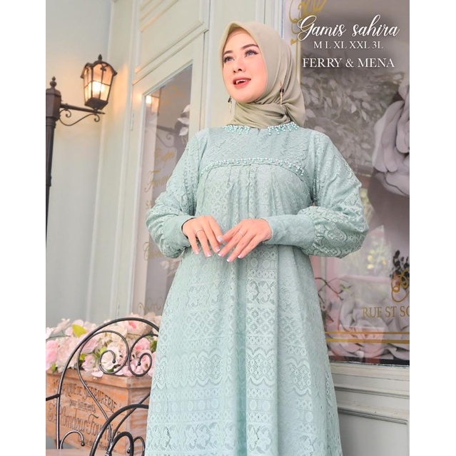 READY GAMIS SAHIRA/DRESS SAHARI/GAMIS MALIKA/GAMIS KONDANGAN