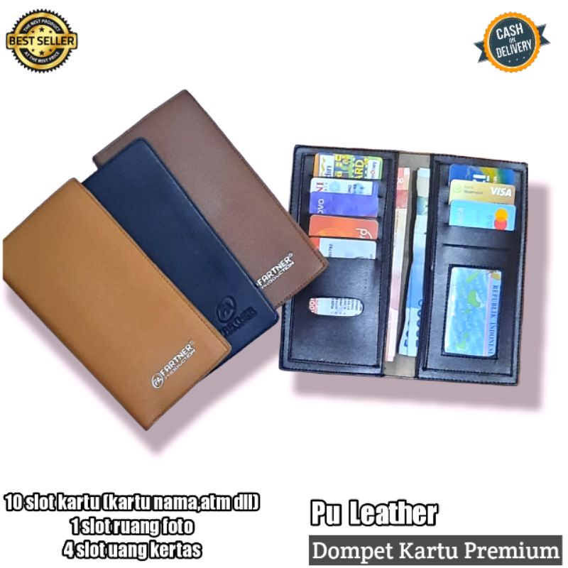 FA Dompet Lipat Dua Dompet Pria Premium Dompet Panjang