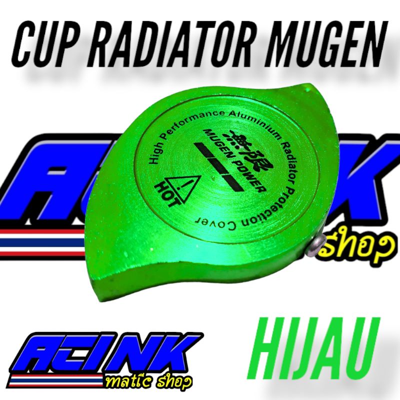 0TUTUP CAP RADIATOR MUGEN FULL CNC NMAX AEROX PCX VARIO CBR