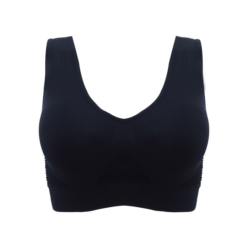 Nicebra Bra fashion wanita tanpa kawat bh pakaian dalam wanita Motif Belakang Jaring 1098