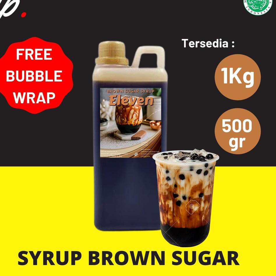 

⚡TOK SIAP 【COD SYRUP BROWN SUGAR 500gr - BROWN SUGAR CAIR 500gr - Gula Aren CAIR 500gr - FREE Buble Wrap