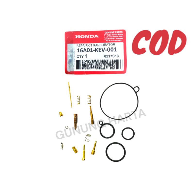 Repairkit Supra Grand KEV Repair Kit Carburator Supra x Grand KEV 16A01-KEV-001 ORIGINAL AHM