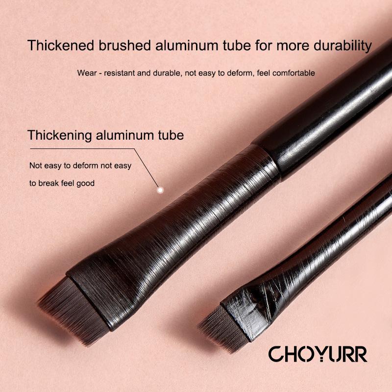 【COD】Ultra Thin Knife Edge Fine Eyeliner Brush Eyebrow Kuasn Alis Hitam Eyeliner Pen Eyebrow Brush Untuk Alat Makeup Kecantikan Brushes Makeup Eye Tools-CH