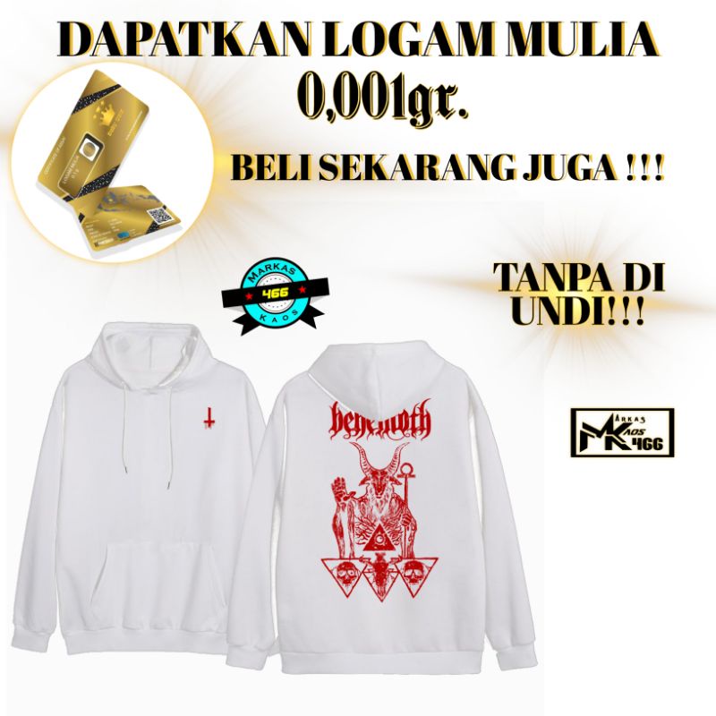 COD || Sweater Satanic | Hoddie Satanic Putih | IS Unisex | JAKET PLURALISME | pluralisme vol.2