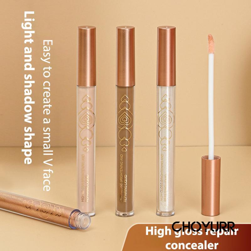 【COD】Liquid Glitter Concealer Glitter Full Cover Make Up 4 Warna Waterproof Concealer Liquid Concealer Glitter Concealer High Light Brightens-CH