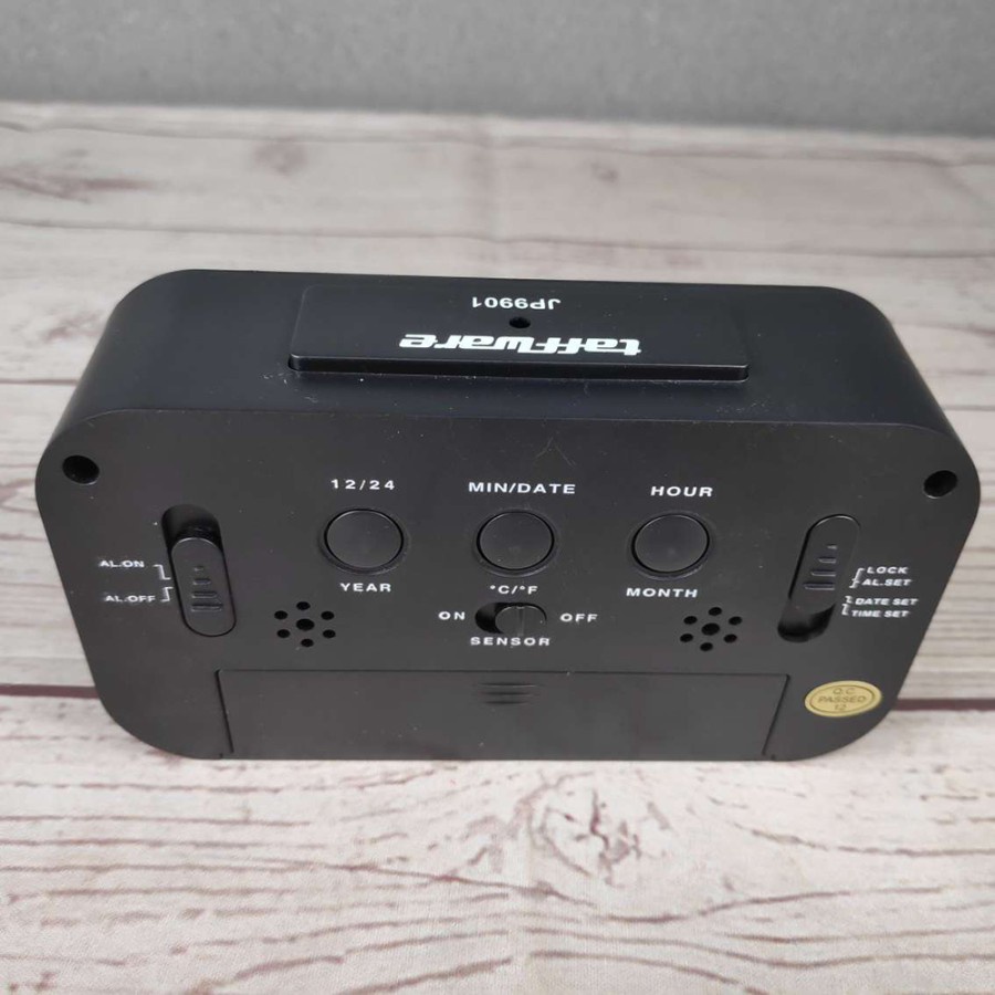 (UMU SUPPLIER) TAFFWARE FANJU JAM DIGITAL LCD CLOCK ALARM MEJA SUHU LAMPU WAKTU TIMER