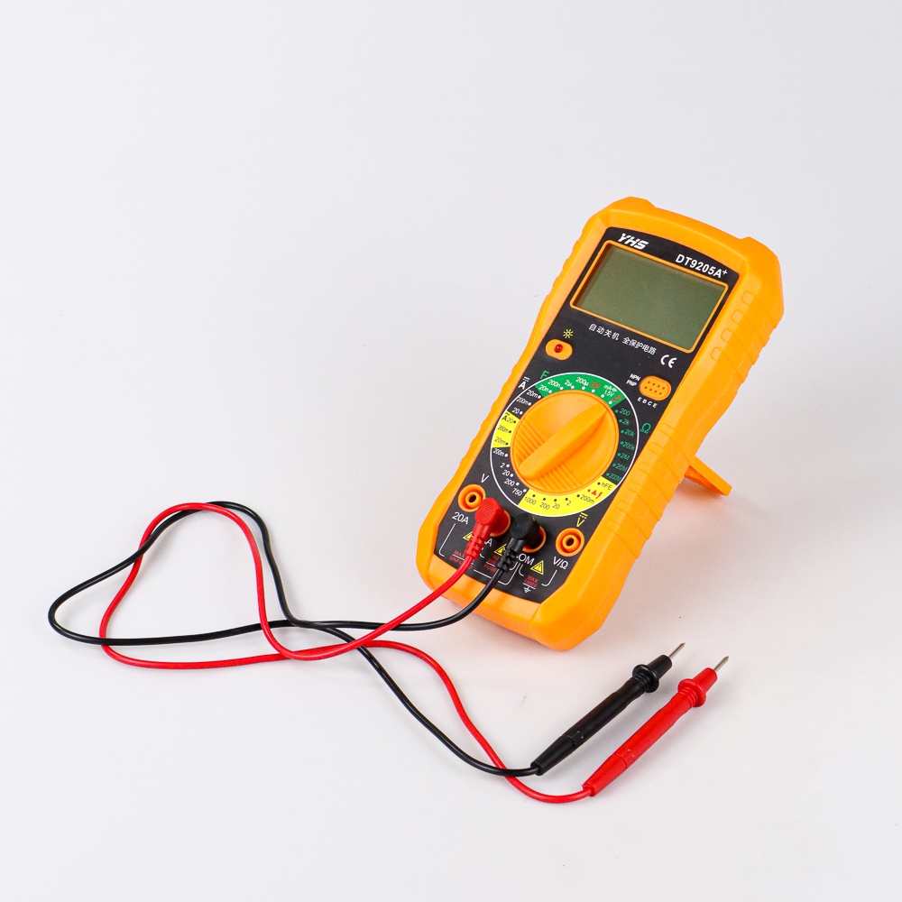 YHS Pocket Size Digital Multimeter Tester - DT9205A+ - Orange