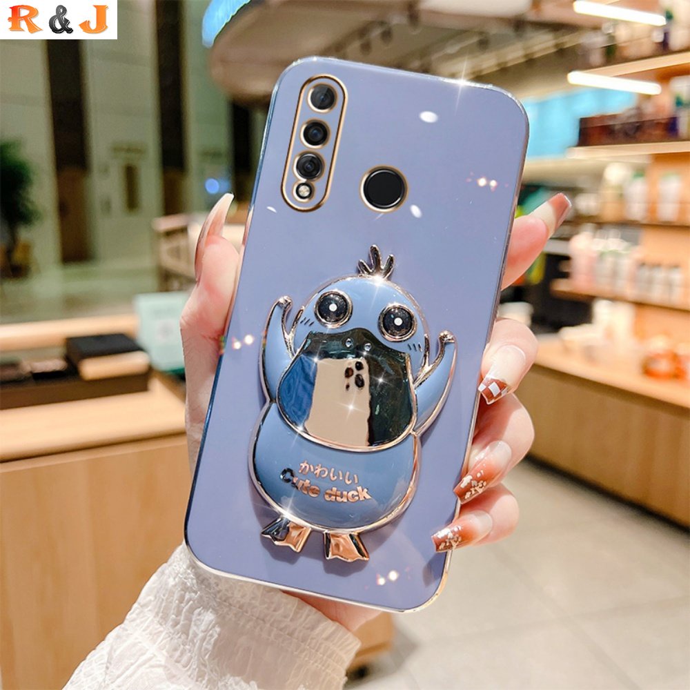 Soft Case Silikon Desain Bebek Untuk Huawei Y6P 2020 Y7A Nova 5T 8i 7i 7SE 3i Y9S Y7 Pro Y9 Prime 2019