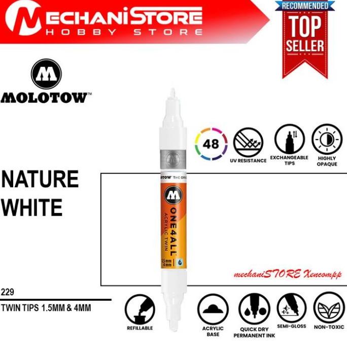 

Molotow One4All Twin Marker Nature White 229 Alt Gundam Marker