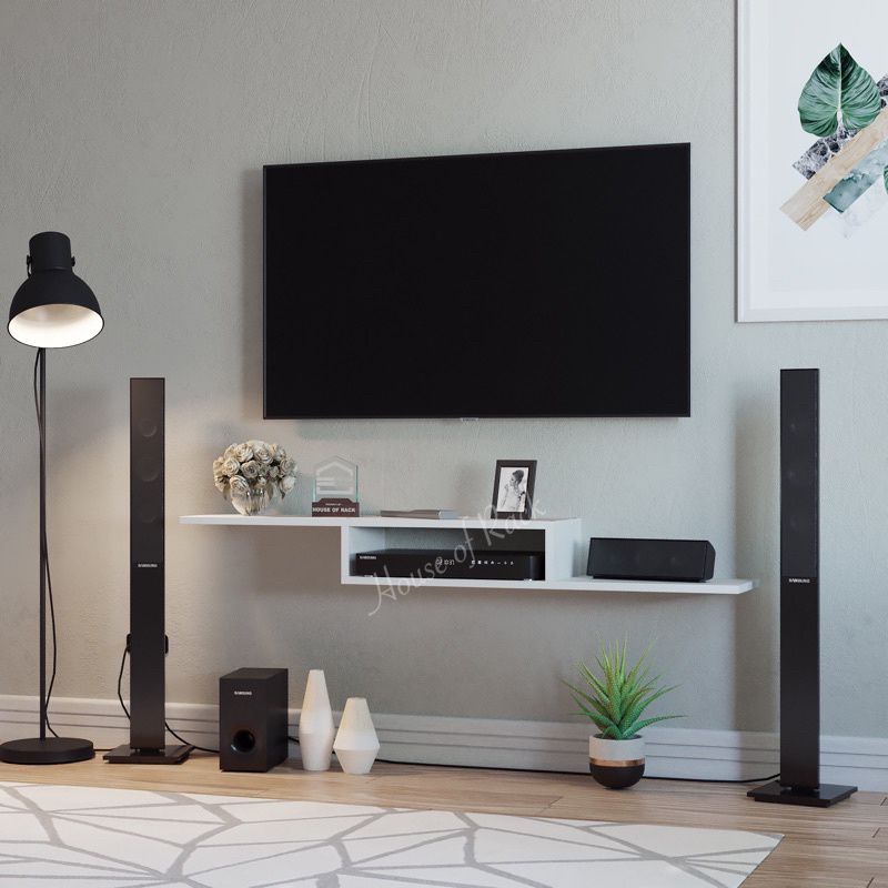 rak TV minimalis/dekorasi ambalan dinding serbaguna