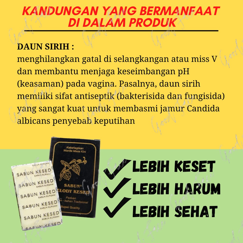 SABUN KESED MELODY BPOM - SABUN VAGINA PEMBERSIH KEPUTIHAN DAN BAU TIDAK SEDAP