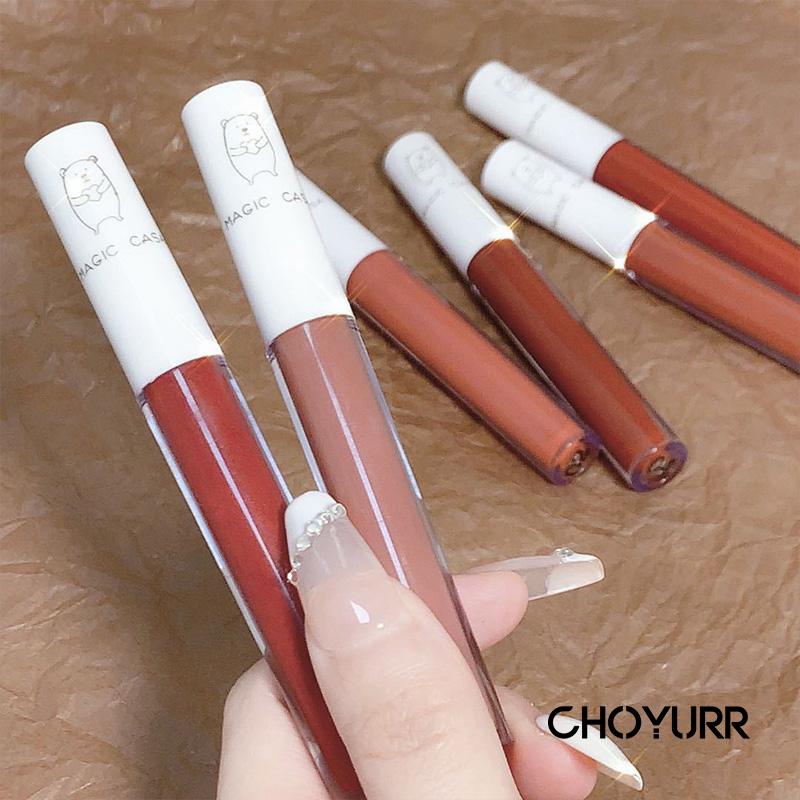 【COD】6-in-1 Set Matte Lip Gloss Tahan Lama Lip Cream Matte Lembut Soft Mist Korean Original Import Murah-CH