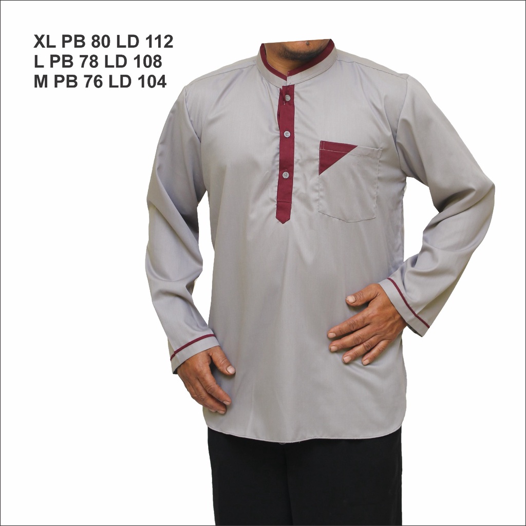 baju koko kurta dewasa katun