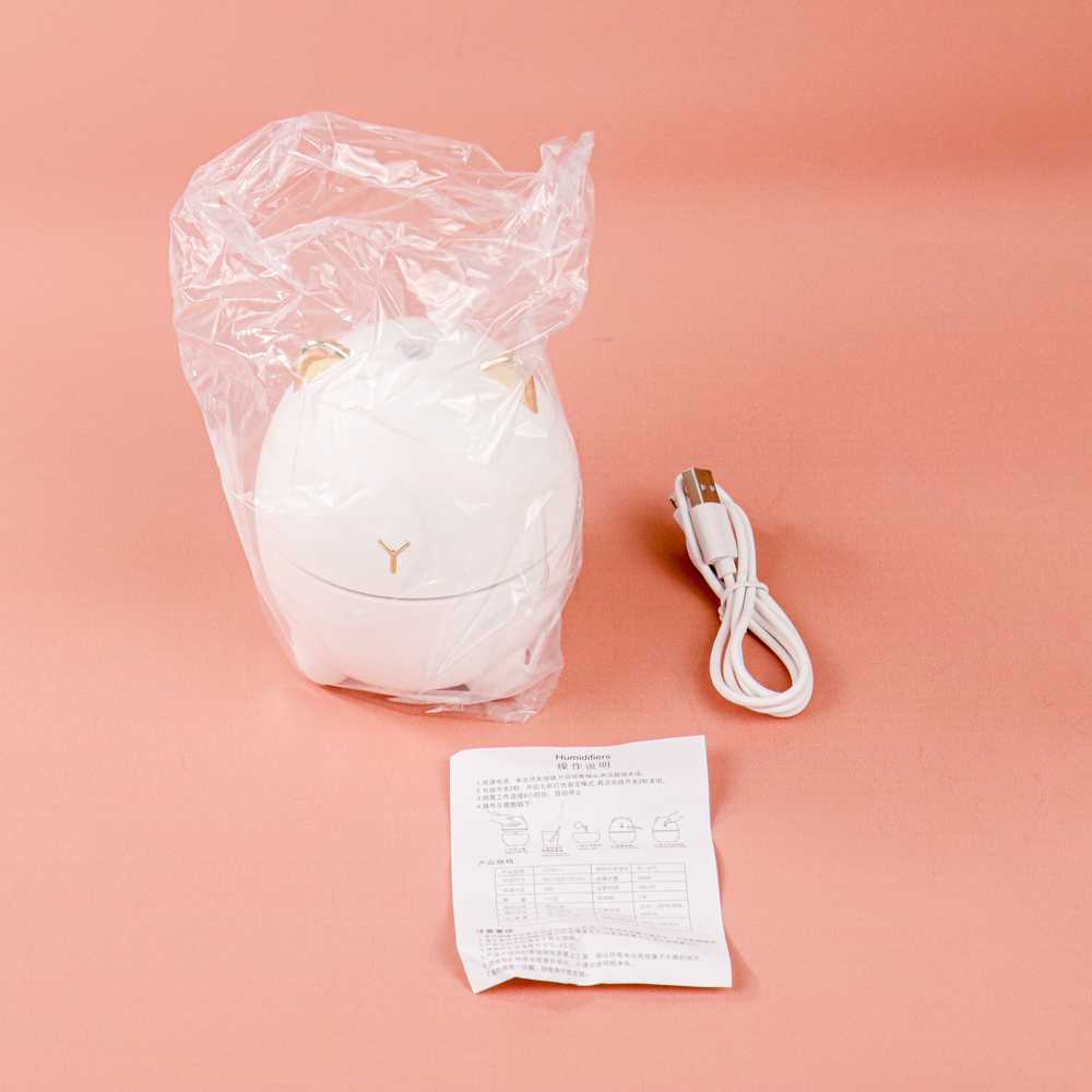 Dudu Cat Air Humidifier Ultrasonic Night Light 200ml - DDM-1
