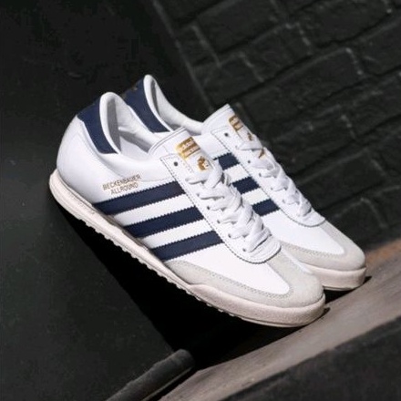 ADIDAS BECKENBAUER WHITE NAVY ORIGINAL OEM SNEAKERS PRIA