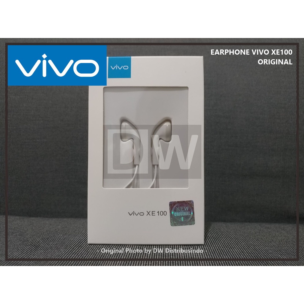 HEADSET EARPHONE VIVO XE100 Y3 Y5S Y9S Y11 Y12 Y15 Y17 Y19 Y50 Y71 Y81 Y83 Y90 Y91C Y93 Y95 ORIGINAL