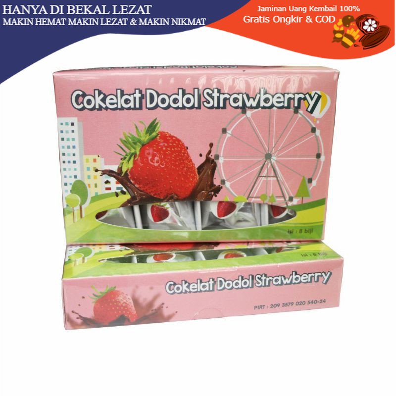 

COKELAT DODOL STRAWBERRY Oleh Oleh Khas Malang Batu Camilan Snack Manis Murah Enak