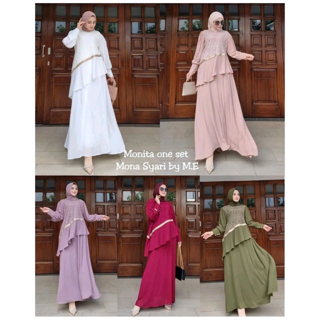 MONITA ONE SET ROK BY MONA SYARI M.E