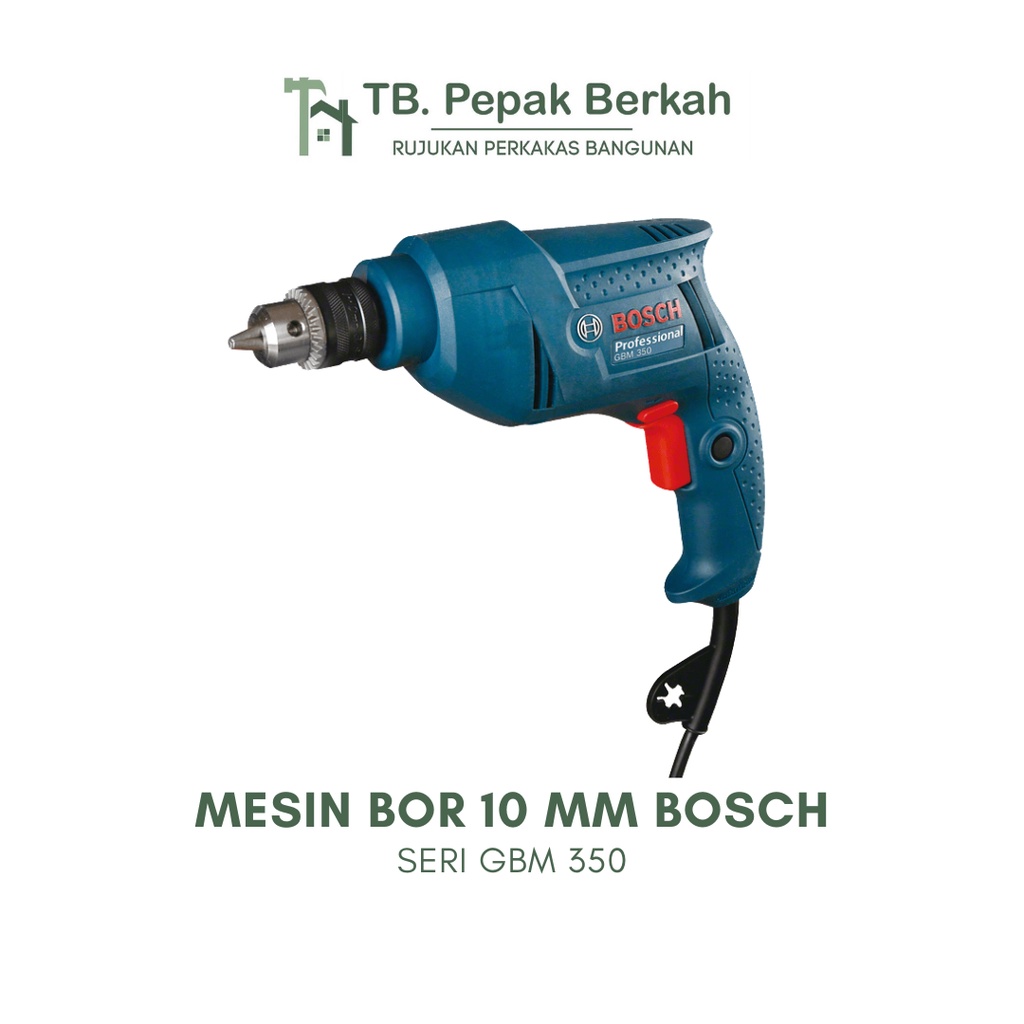 Mesin Bor Bosch 10 mm GBM 350 Bolak Balik