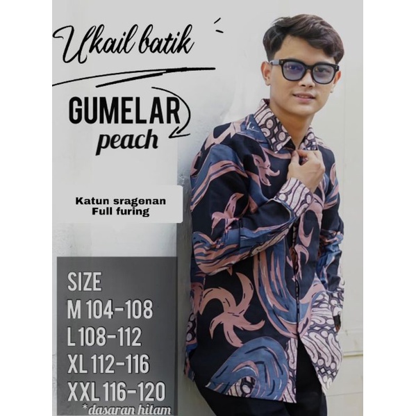 Kemeja Batik Pria Lengan Panjang Pendek Lapis Furing Bahan Katun Halus Premium