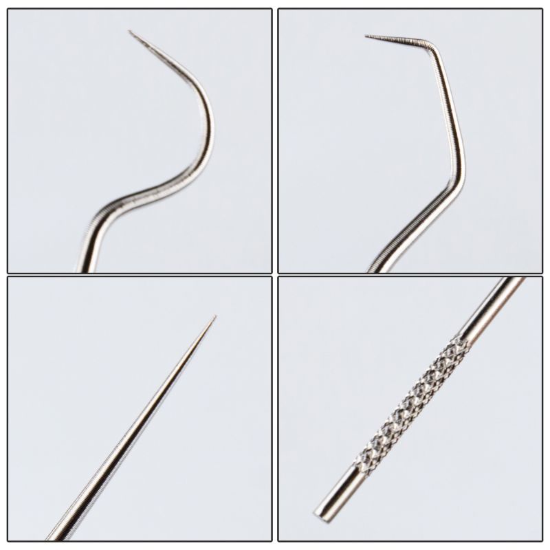 TERMURAH Biutte.co Tusuk Gigi Stainless Steel Toothpick Set Metal Flossing Tool