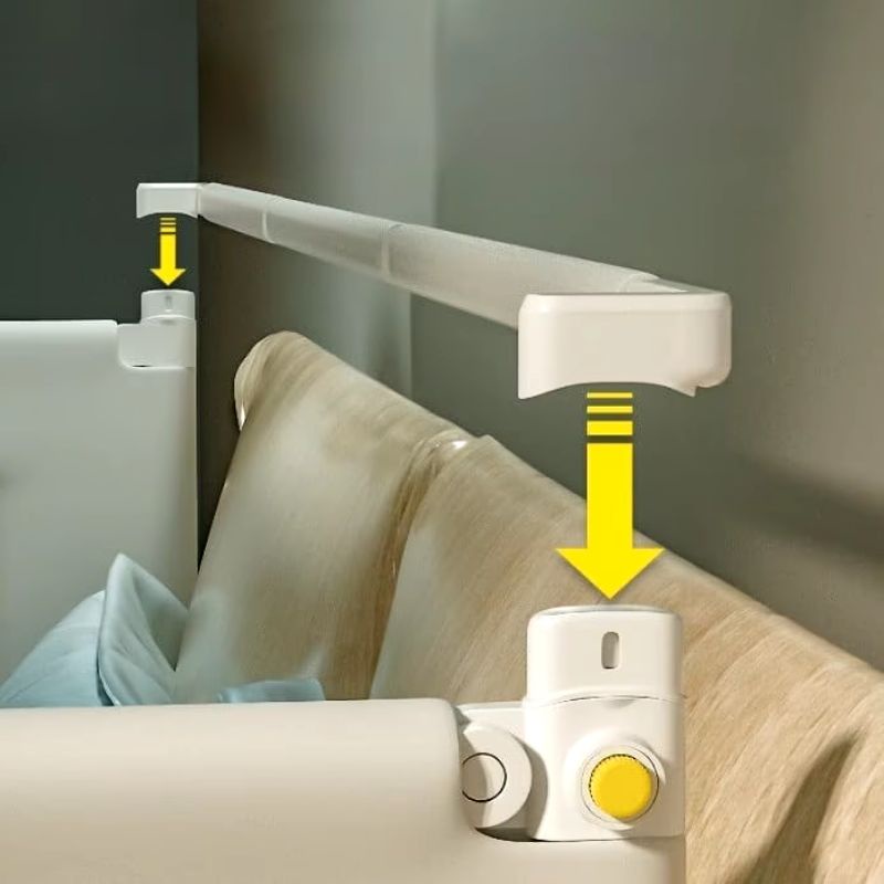 Kuru Baby Bedrail - Kuru Bed Rail - Kuru Stable Linkrod - Head Connector Stable Link Road Bedrail - Pagar Pembatas Pengaman Kasur Bayi - Pagar Tempat Tidur Bayi