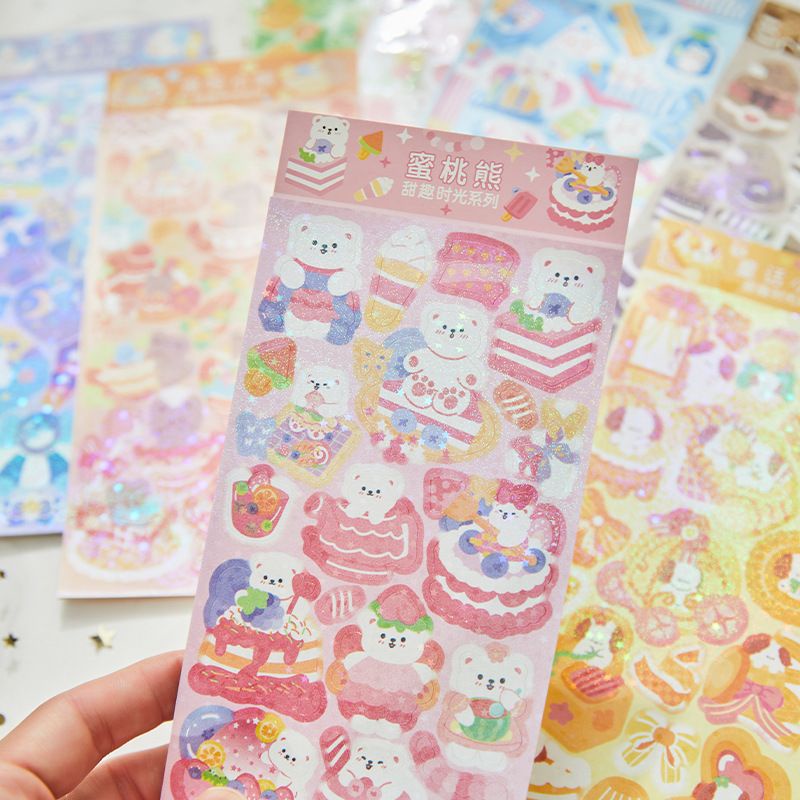 

Sticker DIY Stiker Kiss Cut Deco Sticker Dekorasi Stiker Decoration Toploader Deco Poca Photocard Deco Sticker Glitter