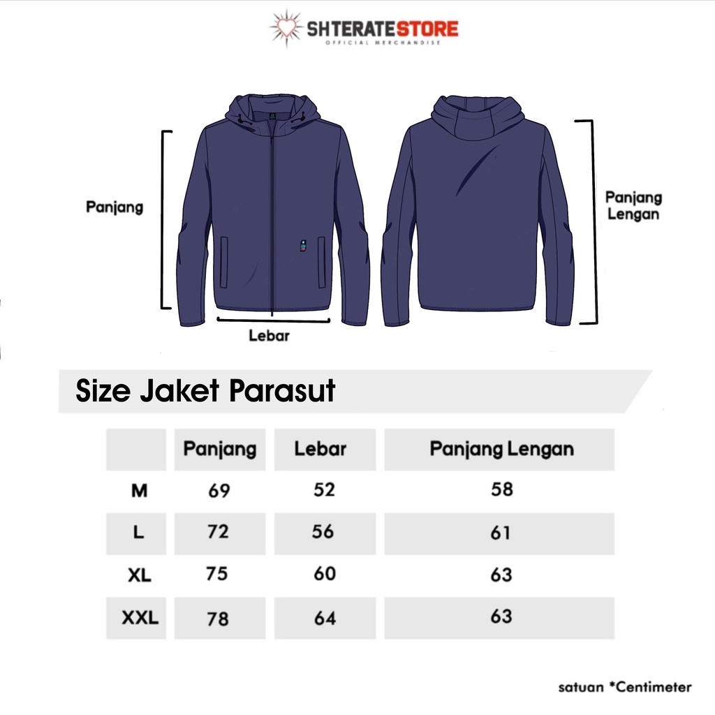 Jaket Parasut SH Terate